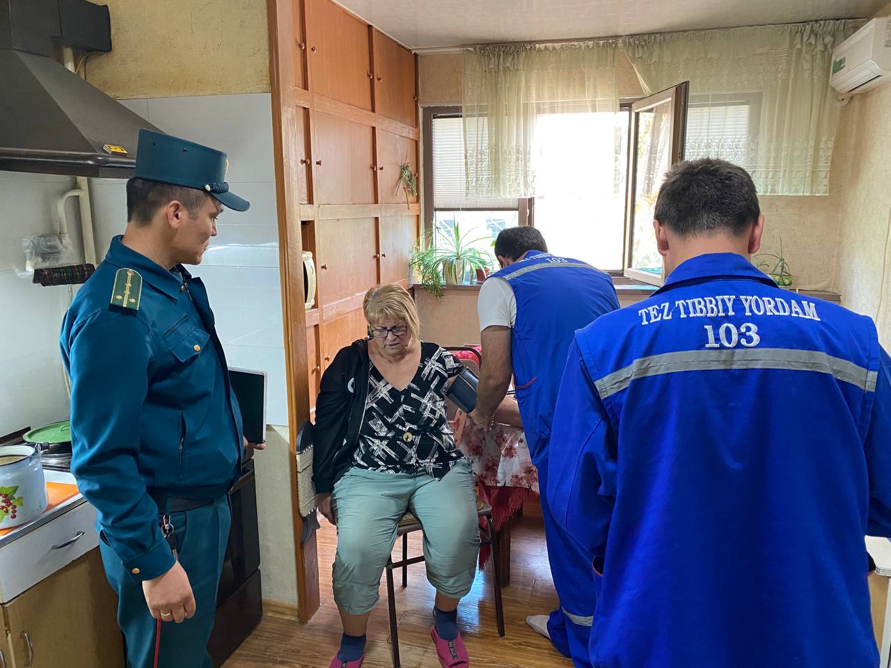 В Сергелийском районе продолжаются работы по устранению ущерба, причиненного чрезвычайным ...