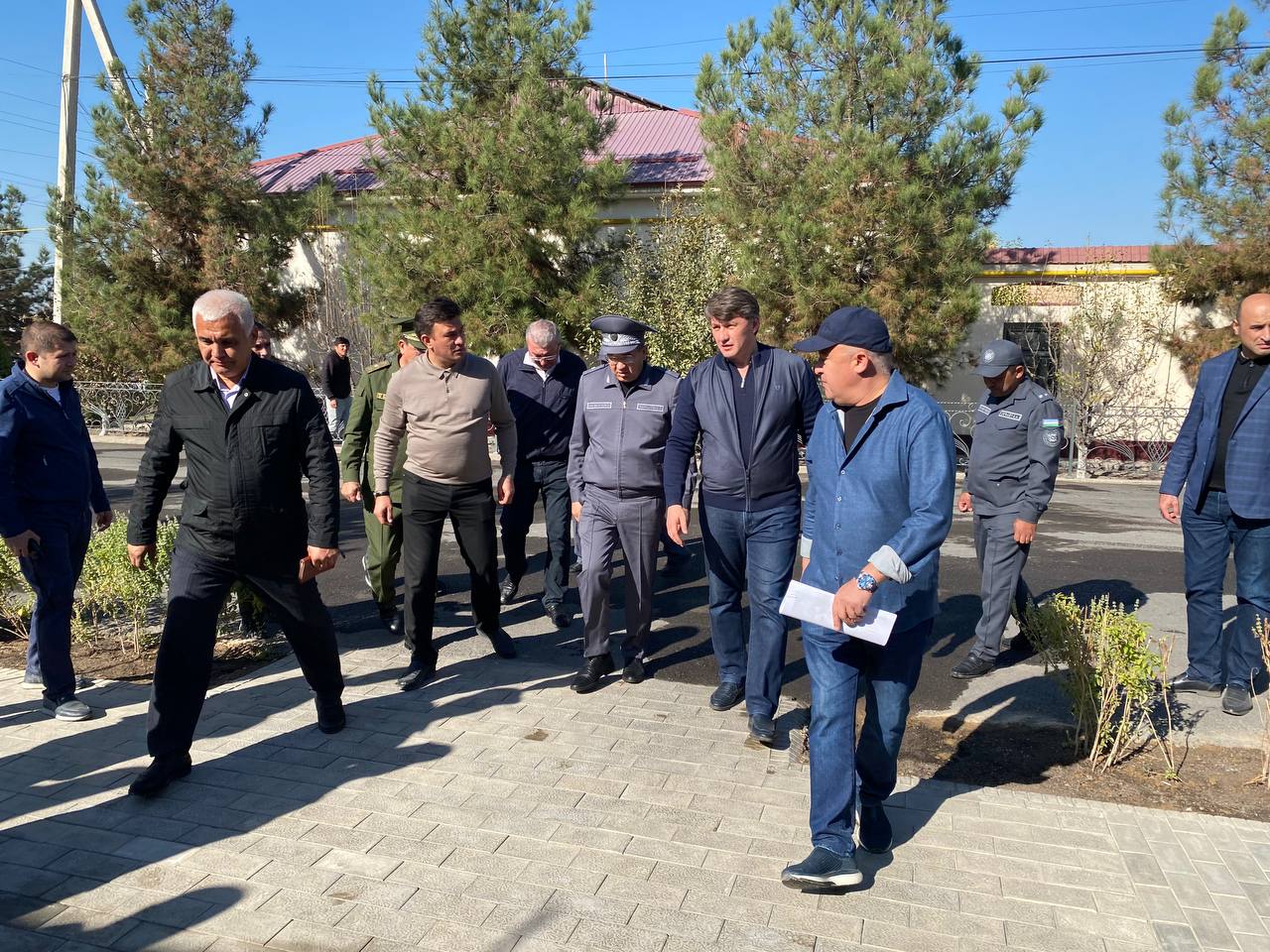 О проводимой работе в Янгихаётском районе в рамках общенационального проекта «Зеленое прос...