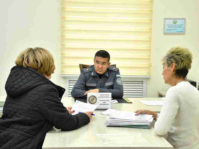 В ГУВД г. Ташкента очередной приём граждан