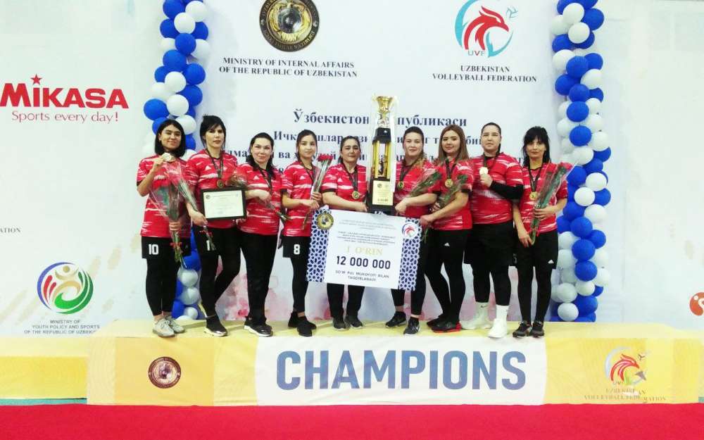 Волейболистки ГУВД г. Ташкента продемонстрировали волю к победе!