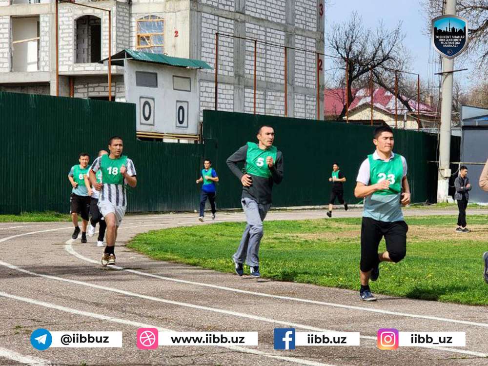 Сборная команда ГУВД г. Ташкента завоевала первенство в соревнованиях по лёгкой атлетике