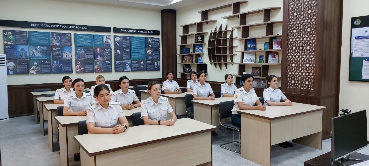 Выпускницы Академии МВД республики посетили ГУВД города Ташкента