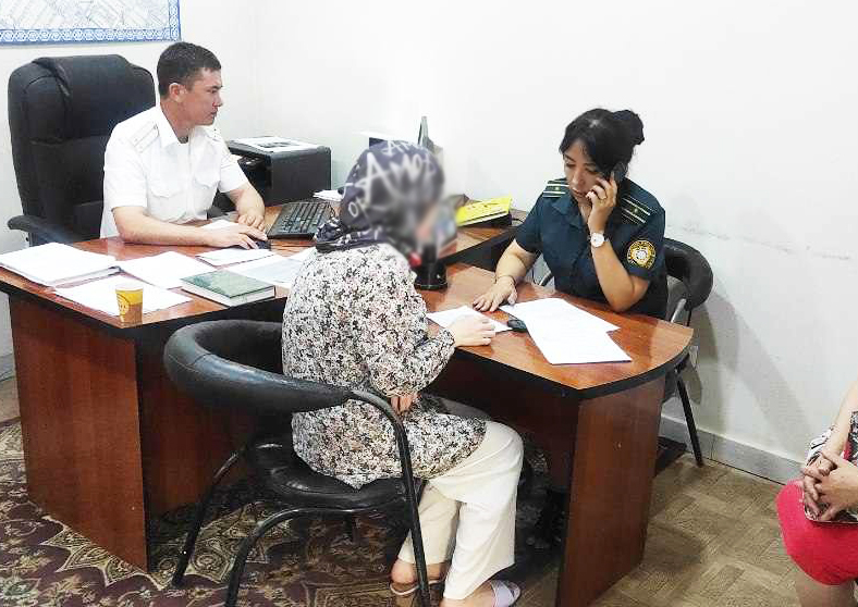 Будни инспекторов по вопросам женщин УКД ОВД Чиланзарского района