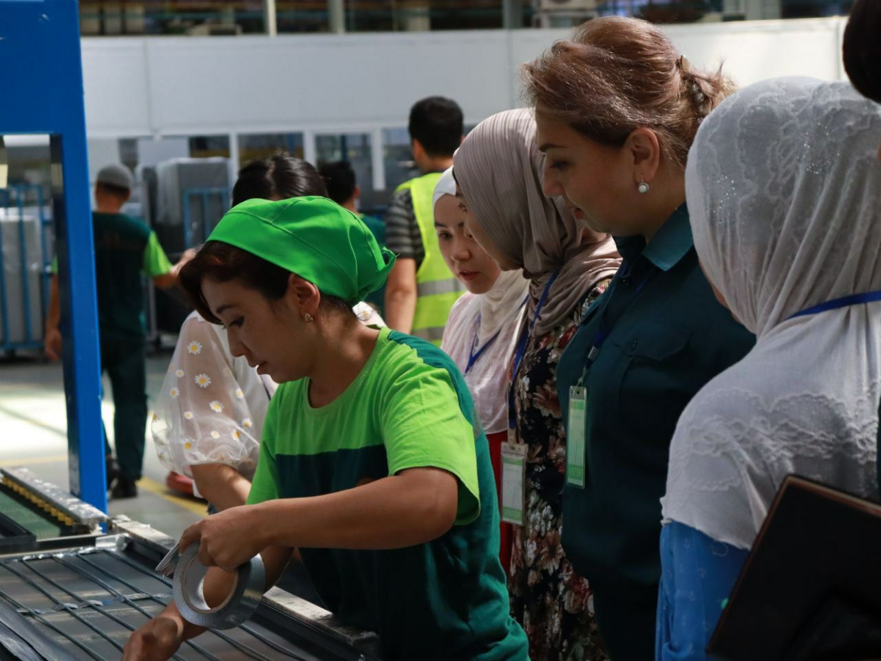 О работе сотрудников УКД ОВД Сергелийского района по трудоустройству молодёжи