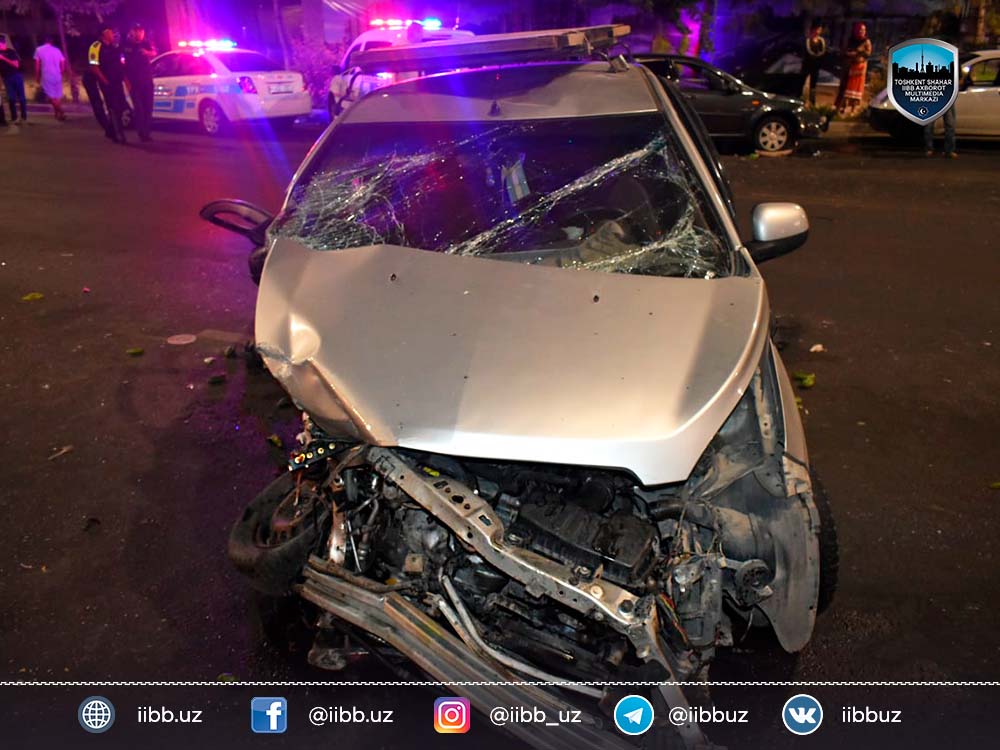 Информационное сообщение о ДТП в Мирабадском районе