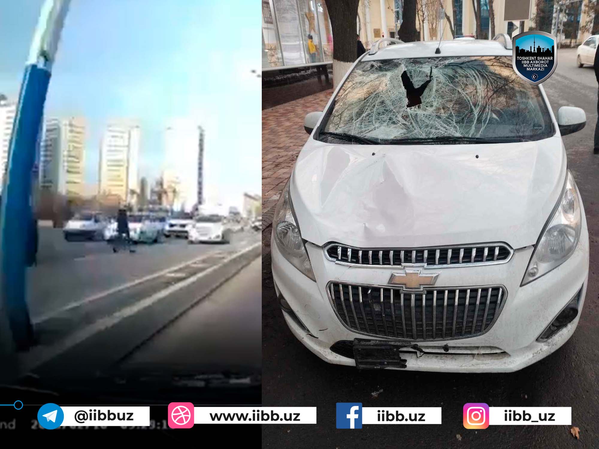 Мирзо Улуғбек туманида рўй берган йўл-транспорт ҳодисаси юзасидан маълумот