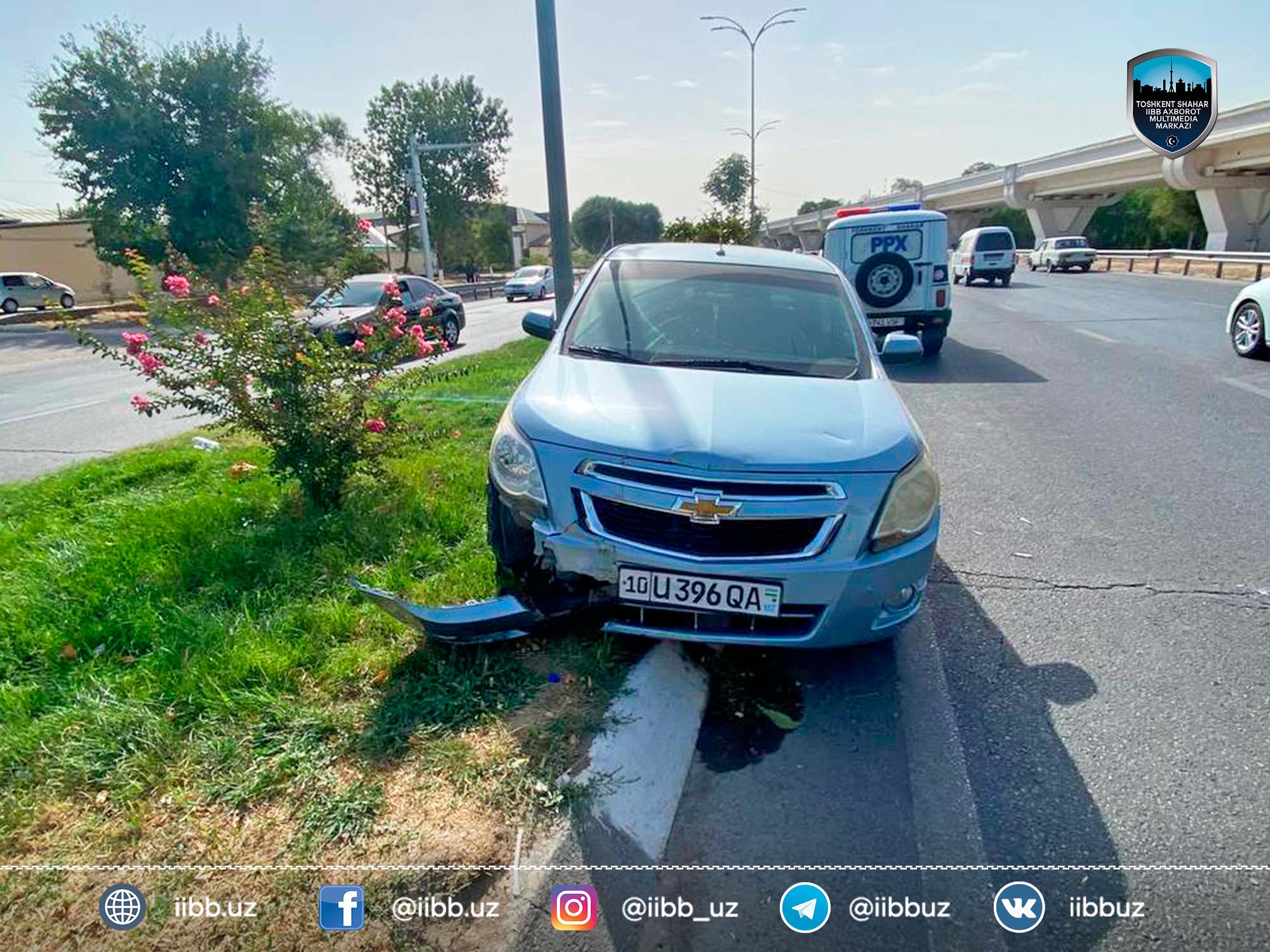 Информационное сообщение о ДТП в Яшнабадском районе