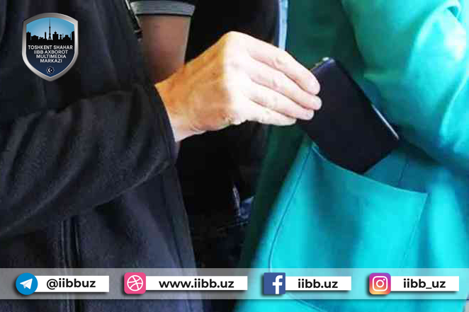 Сотрудники ГУВД города Ташкента по горячим следам задержали подозреваемого в грабеже мобил...