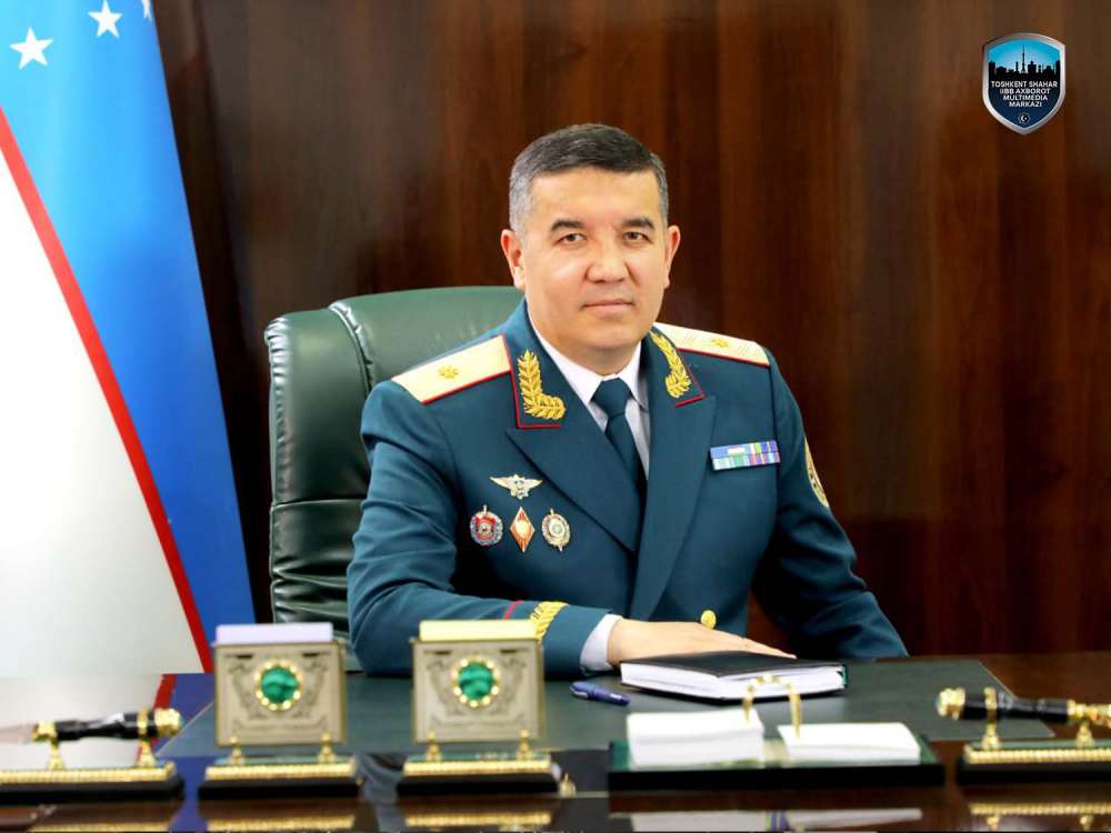 Тошкент шаҳар Ички ишлар бош бошқармаси бошлиғи генерал-майор А.А.Ташпулатовнинг 8 декабрь...