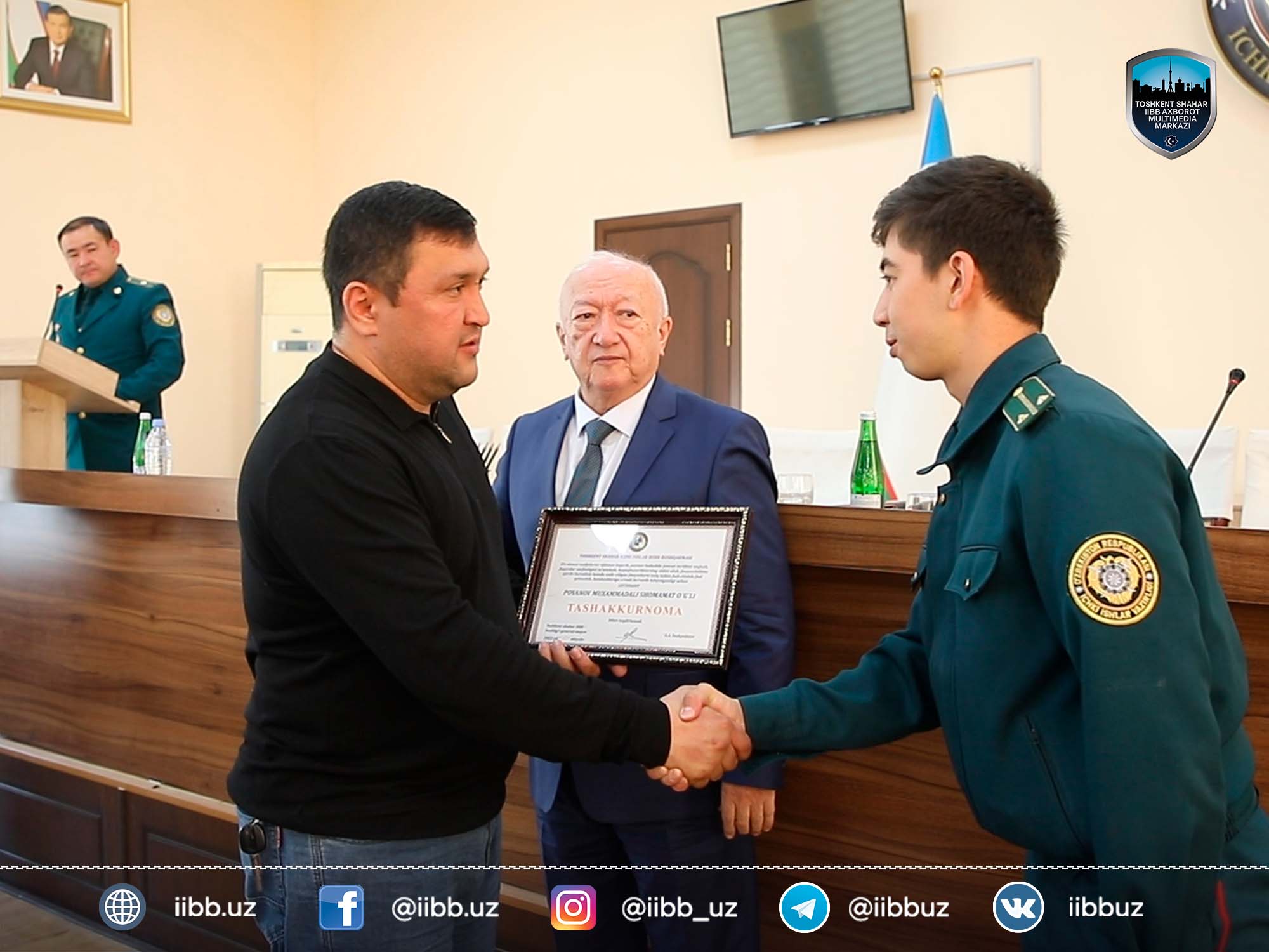 В ГУВД города Ташкента в рамках недели “Пожилых людей” прошли культурно-просветительские м...