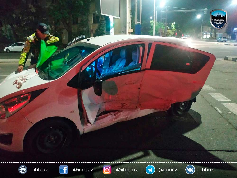 Информационное сообщение о ДТП в Юнусабадском районе