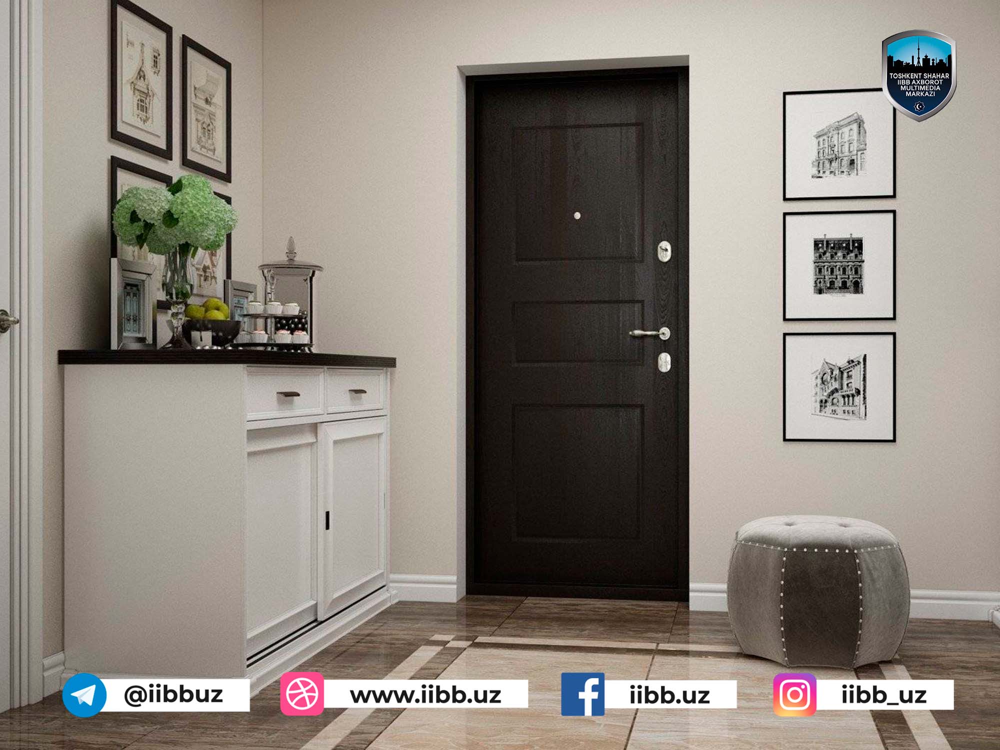 Не оставляйте дверь в квартиру открытой