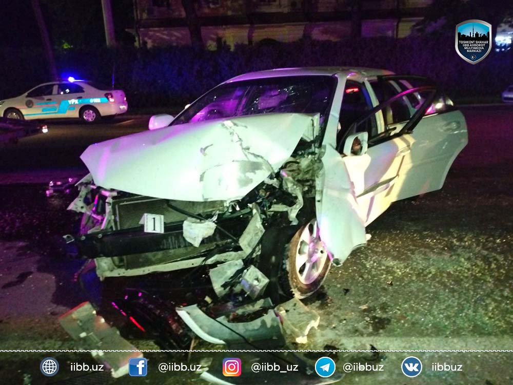 Информационное сообщение о ДТП в Мирзо-Улугбекском районе