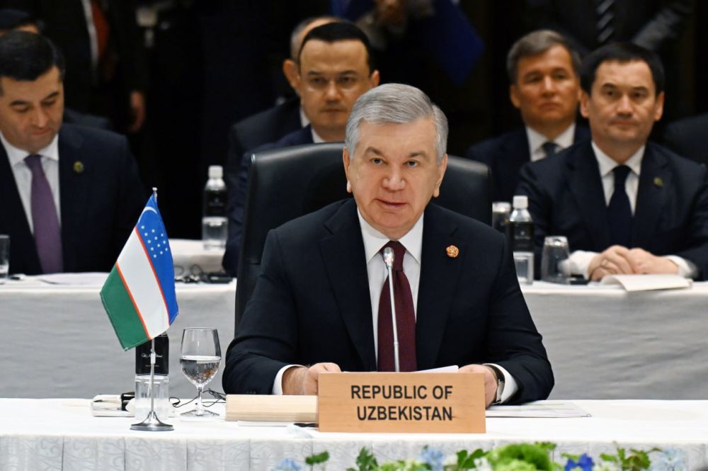 Address by the President of the Republic of Uzbekistan Shavkat Mirziyoyev at the first sum...