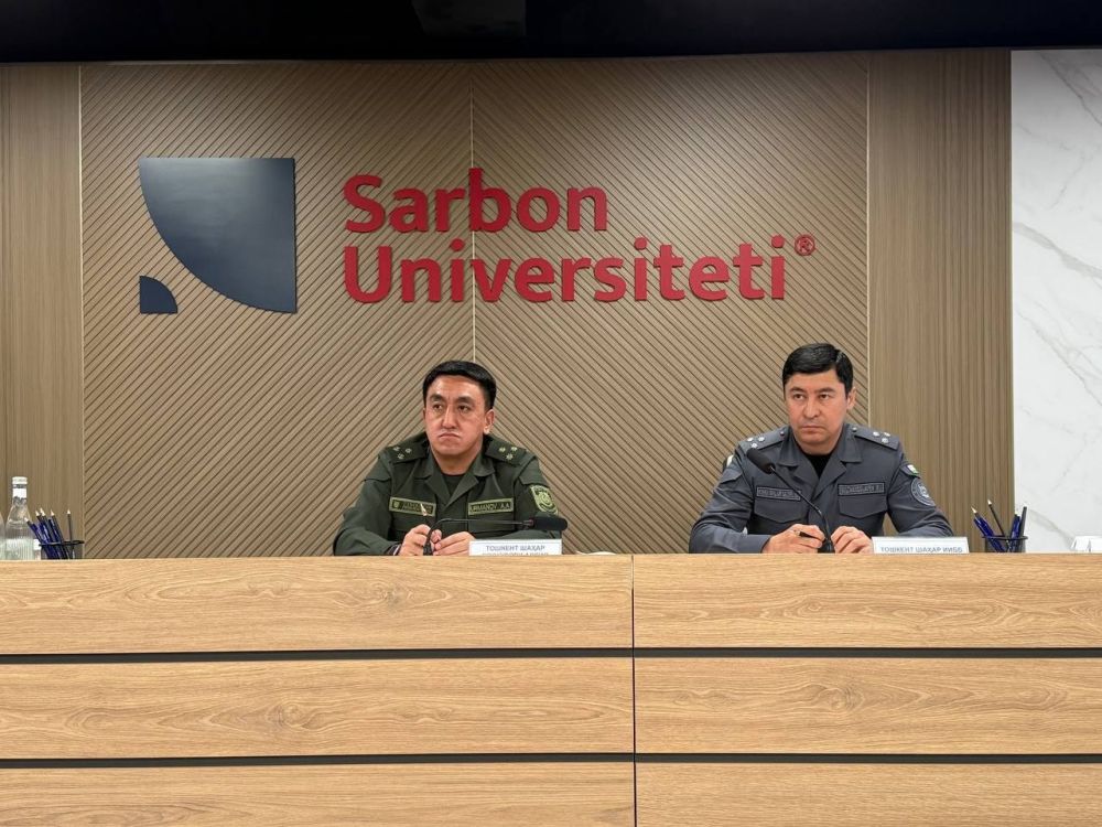 Тошкент шаҳар ҳуқуқни муҳофаза қилувчи органлар раҳбарлари иштирокида Олмазор тумани "Қичқ...