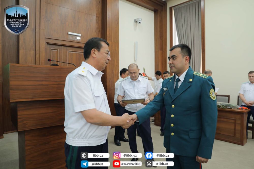 О награждении группы сотрудников ГУВД г. Ташкента