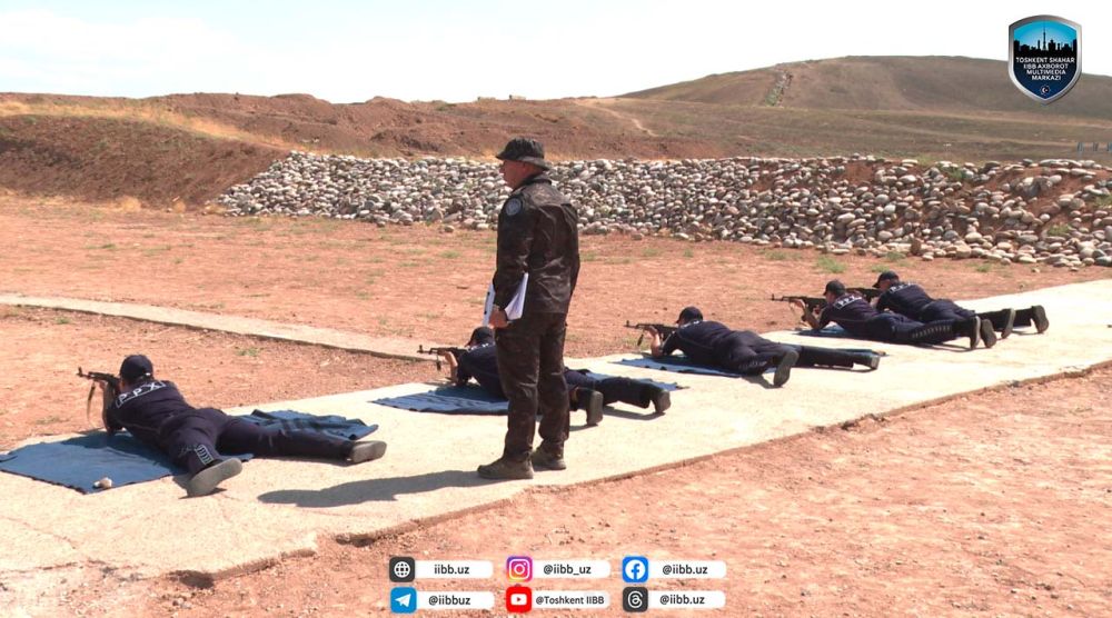 Ўқ отиш бўйича амалий машғулотлар ўтказилди
