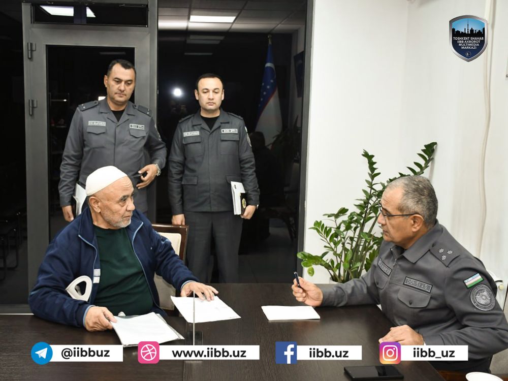 Пойтахт ИИББ раҳбариятининг навбатдаги сайёр қабули бўлиб ўтди