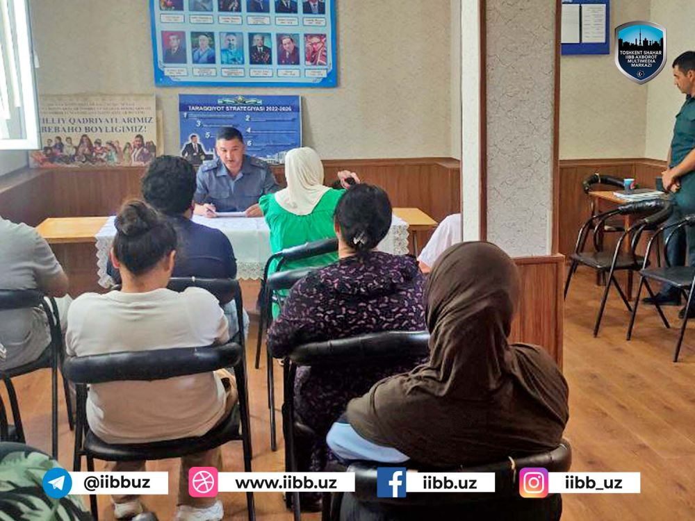 В Юнусабадском районе состоялась очередная встреча с молодёжью