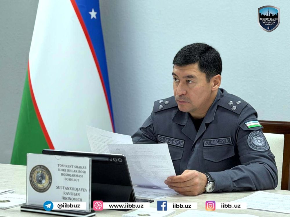 Тошкент шаҳар ИИББ раҳбариятининг навбатдаги сайёр қабули
