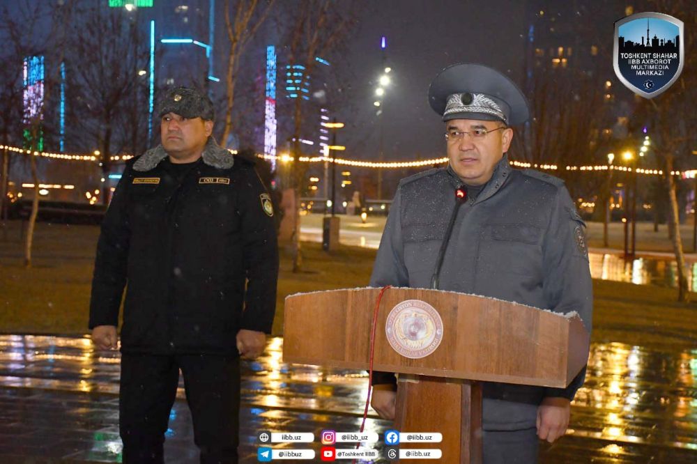 Тунги хизматга жалб қилинган ходимлар учун йўриқнома ўтказилди: унда "Хавфсиз ва соғлом по...