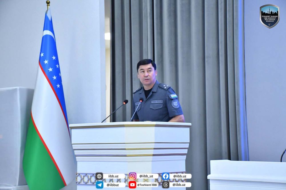 Ички ишлар вазирлиги раҳбарияти ҳузурида Тошкент шаҳар Ички ишлар бош бошқармасининг 6 ойл...