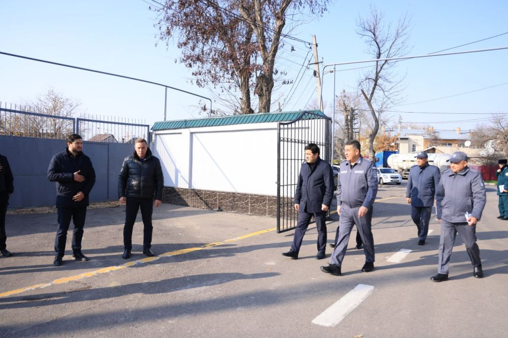 Тошкент шаҳар Ички ишлар бош бошқармаси бошлиғи қиш мавсумига тайёргарлик ҳолатини ўрганиш...