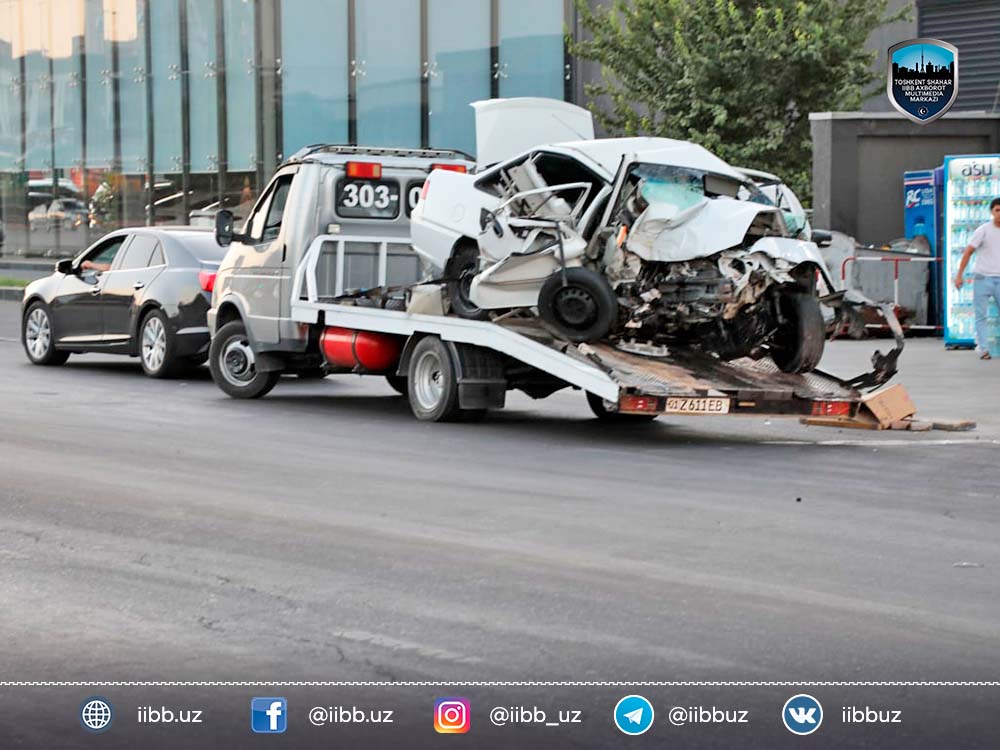 Информационное сообщение о ДТП в Мирабадском районе