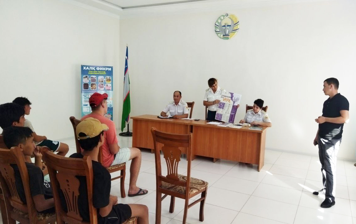 О профилактической работе сотрудников отдела профилактики УКД ОВД Бектемирского района