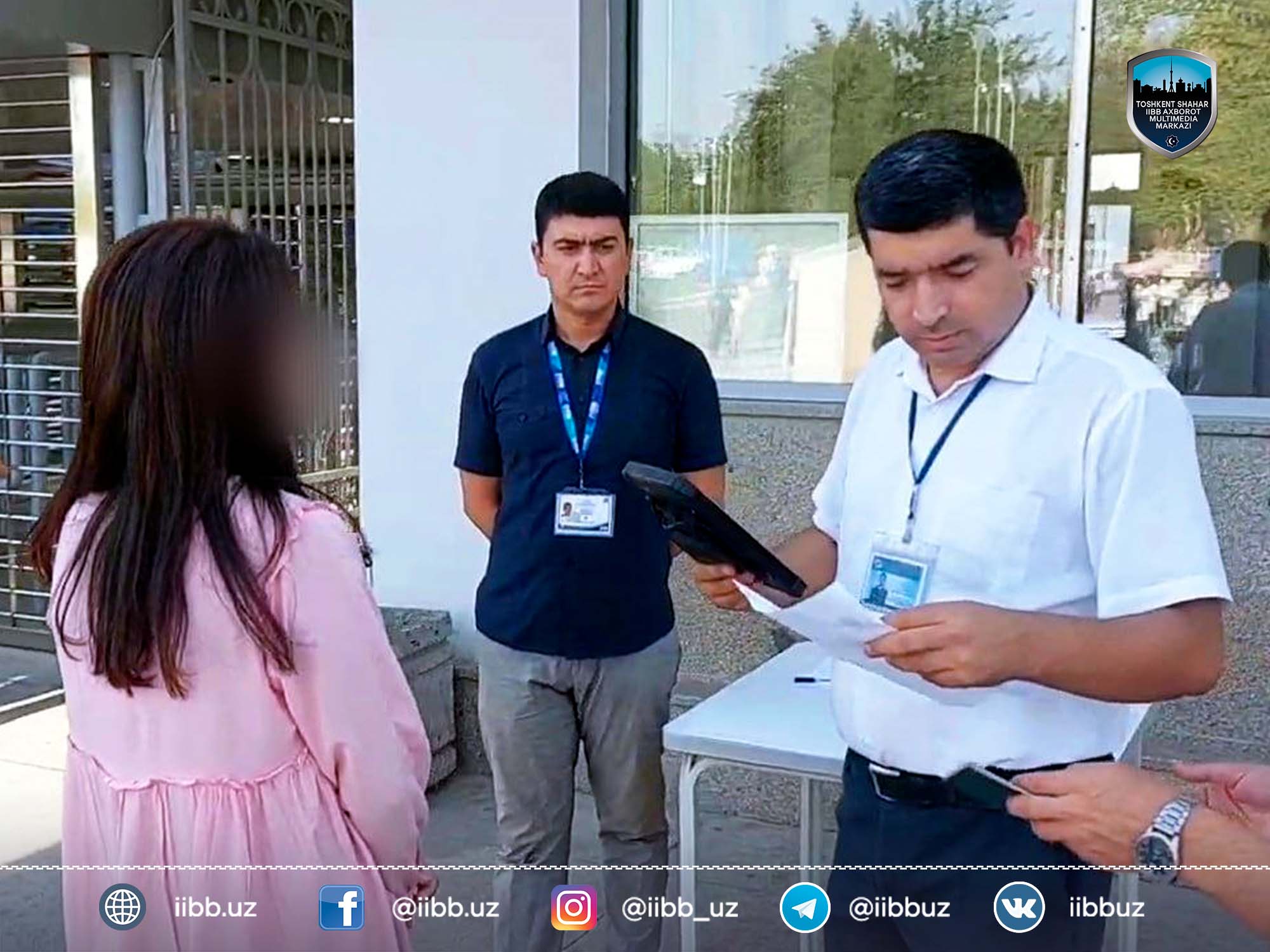 Сотрудники УМиОГ ГУВД Ташкента обеспечивают прозрачность участия абитуриентов во вступител...