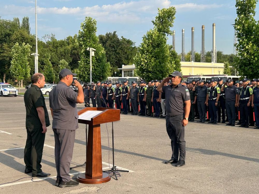 Перед ночной службой проведён развод и инструктаж