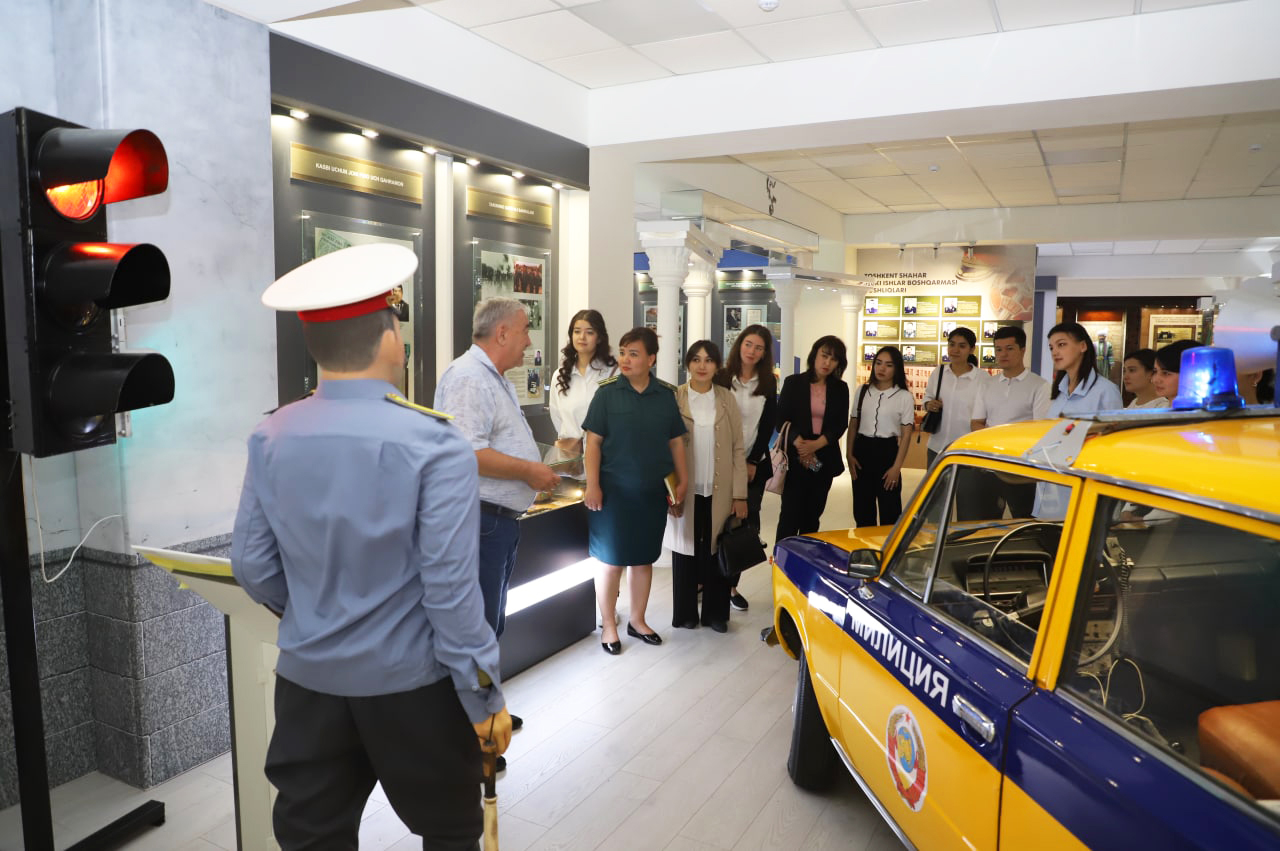 В ГУВД г. Ташкента для студентов 3-го курса Специализированного филиала ТГЮУ организовали ...