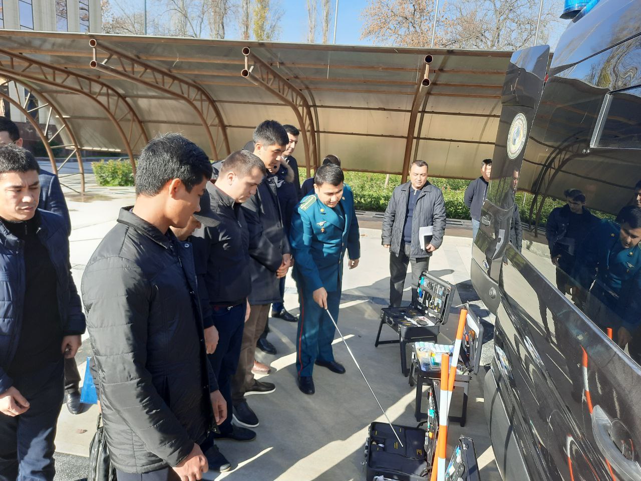 Ведущие специалисты Экспертно-криминалистического Центра ГУВД Ташкента провели учебный сем...