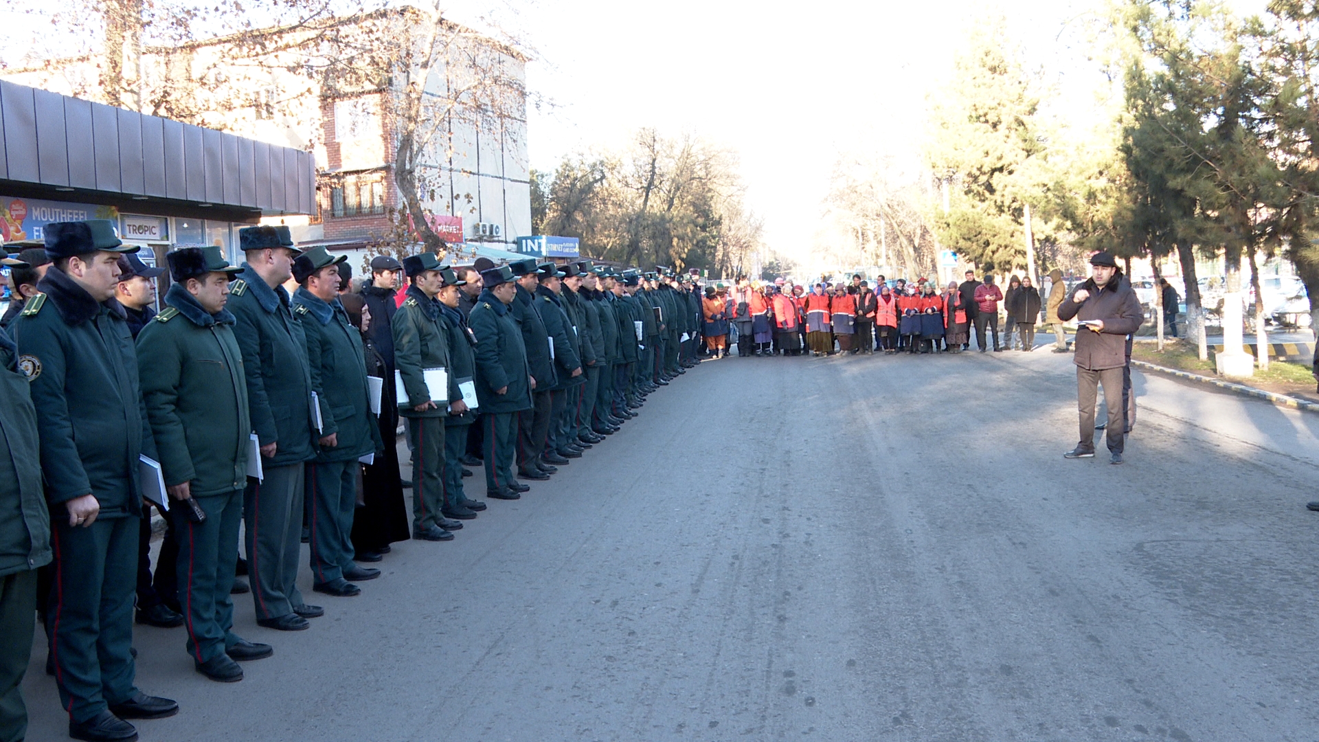 О работе сотрудников ГУВД в Чиланзарском районе по концепции «Благоустроенная и безопасная...