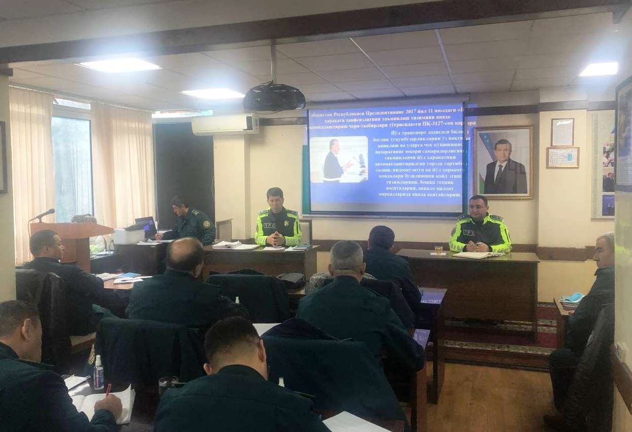 Toshkent shahar IIBB YHXB xodimlari respublika IIV Аkademiyasining magistraturasi tinglovc...