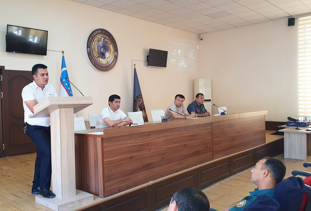 Сотрудники экспертно-криминалистического центра ГУВД Ташкента провели ряд учебно-практичес...