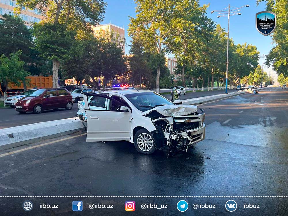 Информационное сообщение о ДТП в Чиланзарском районе