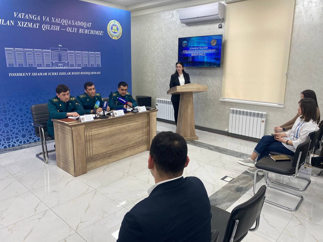 В Главном управлении внутренних дел столицы состоялся брифинг 