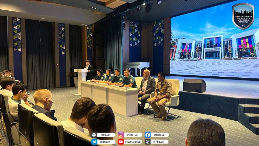 Сотрудники УКД ОВД Мирабадского района и инспектора-психологи Национальной гвардии Республ...