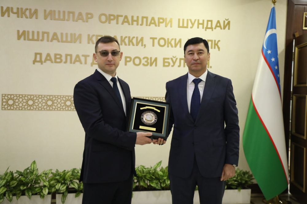 Юртимизга ташриф буюрган Россия Федерацияси ички ишлар вазирлигининг Москва шаҳри бўйича б...