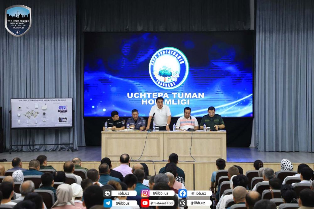 В районах г. Ташкента проводится работа во взаимодействии