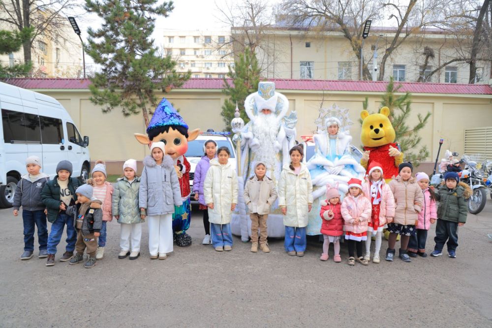On the eve of the New Year, the Protection Service of Tashkent city organized a festive ev...