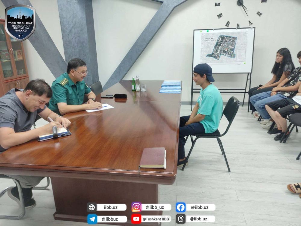 О работе 3-го сектора Юнусабадского района с молодёжью