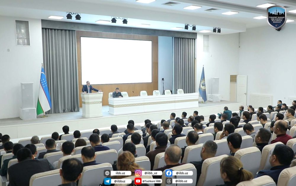 Тошкент шаҳар Ички ишлар бош бошқармасида маънавий-маърифий тадбир бўлиб ўтди