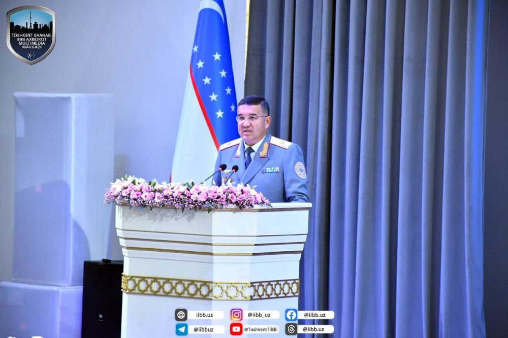 В ГУВД г. Ташкента состоялось торжественное мероприятие, посвященное 33-летию Независимост...