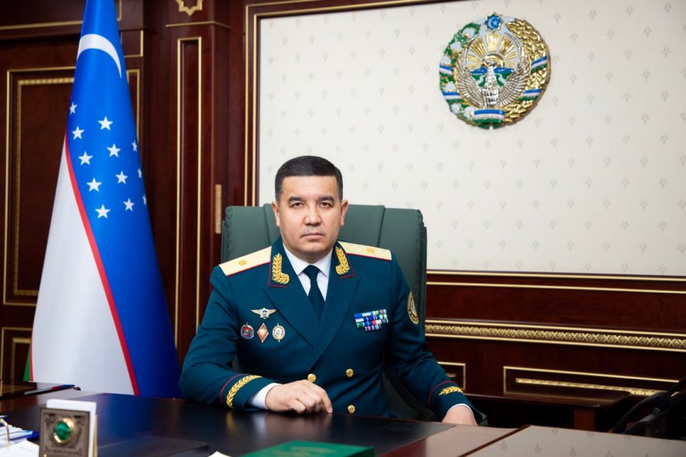 Ўзбекистон Республикаси ички ишлар вазири, генерал-майор Азиз Ташпулатовнинг байрам табриг...