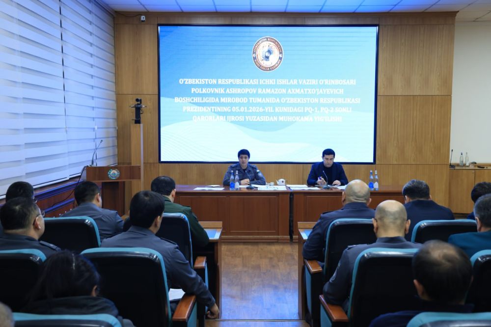 Миробод туманида ПҚ-1 қарори ижроси муҳокама қилинди