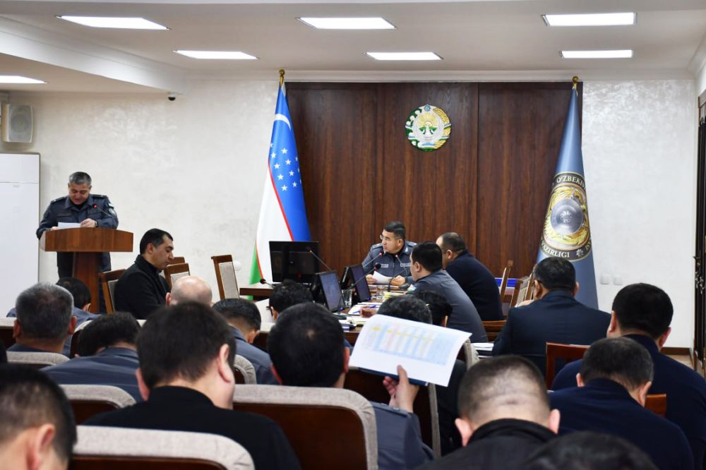 Янги йил байрамини юқори даражада ўтказиш ва жамоат хавфсизлигини таъминлаш юзасидан йиғил...