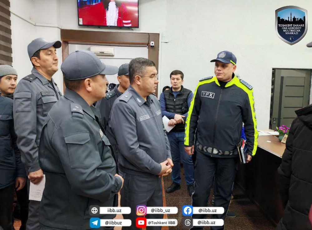 Тошкент шаҳар ИИББ бошлиғи ЙҲХБ ҳудудий бўлинмаси фаолияти билан танишди