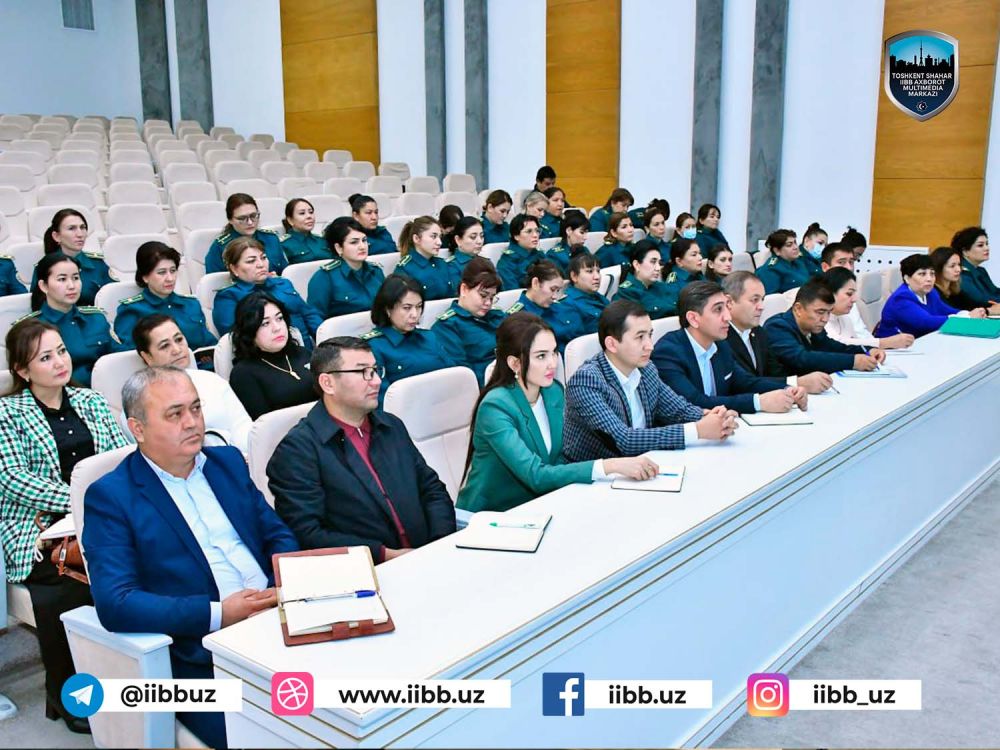 В ГУВД г.Ташкента прошло заседание по вопросам защиты женщин и оказания им социальных услу...